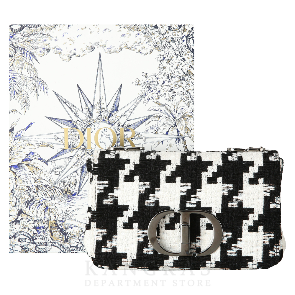 CHRISTIAN DIOR(USED)크리스찬디올 트위드 카로 스몰 체인백